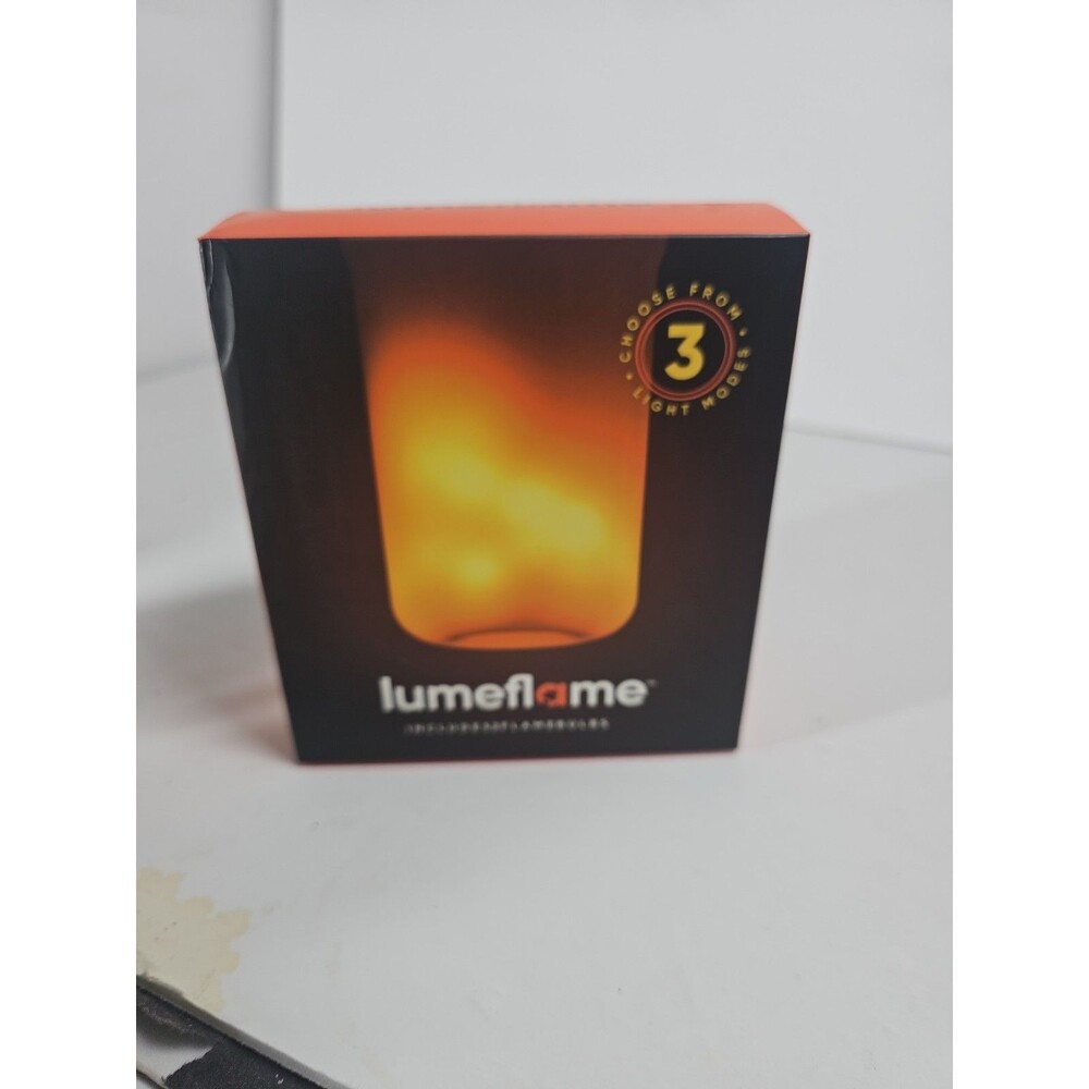 Lumeflame Decorative Flame-Like Lightbulb - 3 Lighting Modes, Indoor/Outdoor Use